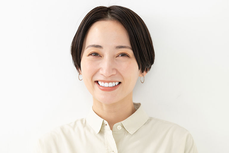 治療跡が分からない、自然な仕上がり